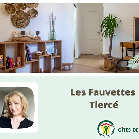 Accueillant Avec Piscine Chauffee A Partager, Pres D'angers, Ideal Pour En Nature - Fr-1-622-44 Tierce