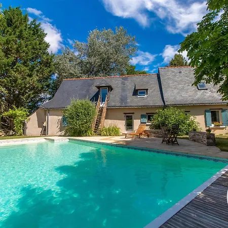 Ferienhaus Accueillant Avec Piscine Chauffee A Partager, Pres D'angers, Ideal Pour En Nature - Fr-1-622-44 *