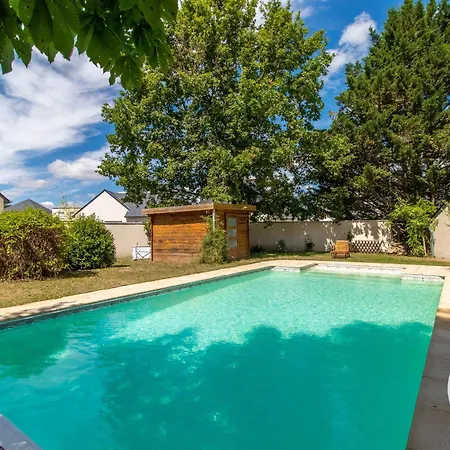 Accueillant Avec Piscine Chauffee A Partager, Pres D'angers, Ideal Pour En Nature - Fr-1-622-44 펜션 Tierce
